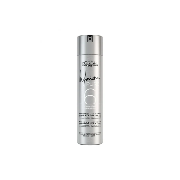 Професійний лак L'Oreal Professionnel Infinium Pure Extra Strong без запаху для дуже сильної фіксації волосся 300 мл