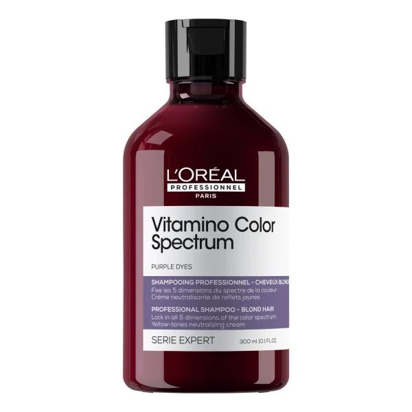 Шампунь для блонду (фіолетовий) - L’Oréal Professionnel Serie Expert Vitamino Color Spectrum - Спектрум збереження насиченості кольору після фарбування