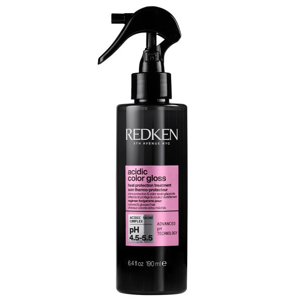Термозахисний спрей Redken Acidic Color Gloss Heat Protection Treatment для захисту кольору та сяяння фарбованого волосся, 190 мл