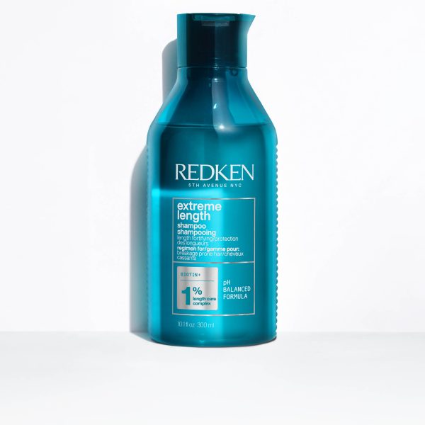 Шампунь с Биотином для Укрепления Длинных Волос Redken Extreme Length Shampoo ,300мл