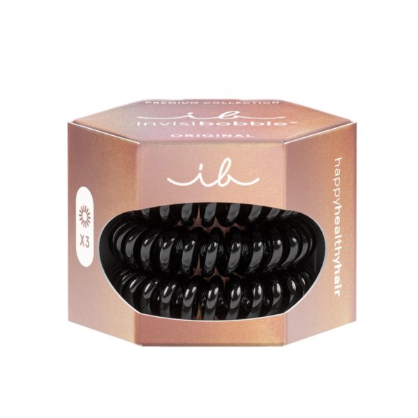 Резинка-браслет для волосся invisibobble ORIGINAL PREMIUM True Black (набор)
