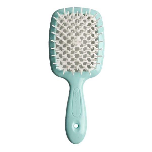 Маленький  плаский гребінь для волосся Janeke Small Superbrush  тифані