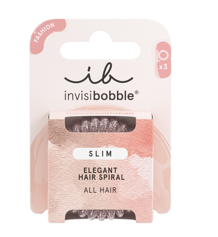 73C21D3C-82BA-4384-ACFE-C3764851767B Резинка-браслет для волосся invisibobble SLIM Pink Monocle (набор) - Зображення 1