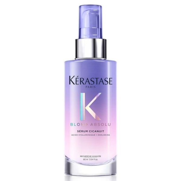 Нічна відновлювальна сироватка Kerastase Blond Absolu Serum Cicanuit для освітленого або мелірованого волосся, 90 мл