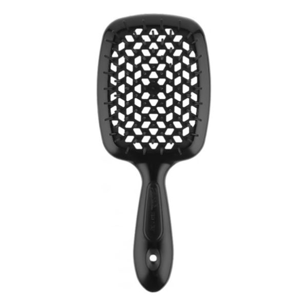 Маленький  плаский гребінь для волосся Janeke Small Superbrush  Чорна
