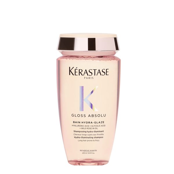 Зволожувальний шампунь-ванна Kerastase Gloss Absolu Bain Hydra-Glaze Hydra-Illuminating Shampoo для блиску довгого, неслухняного волосся